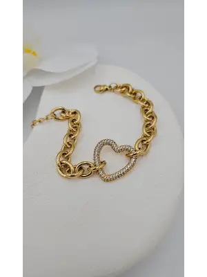 Kalp Zincir Bileklik Yeni Sezon