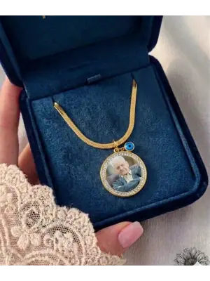 Anı Kolyesi italyan taşlı Model