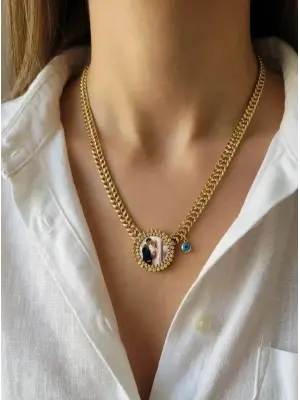 Anı Kolyesi Hasır Model Clasic