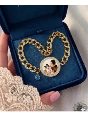 Fotoğraflı Bileklik Samanyolu Zincir