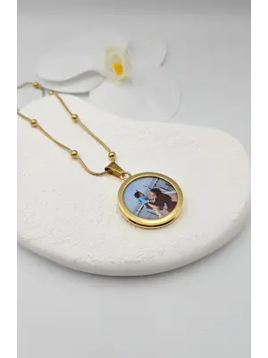 Dorika Zincir Anı Kolyesi