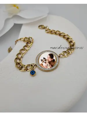 Fotoğraflı Bileklik Samanyolu Zincir