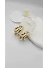 14K Xuping Çelik küpe büyük boy