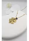 Çelik kolye yonca 50cm