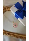 Pembe Kapaklı Kolye