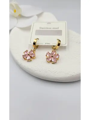 Lotus çiçeği küpe