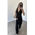 Calvo Yelek Pantolon 2’li Takım Siyah