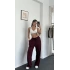 ‘Eno’ Modal Kumaş Basic Eşofman Bordo