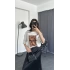 Oversize Fakir Kol Baskılı Tişört Leo
