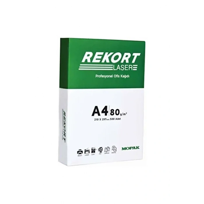 A4 REKORT FOTOKOPİ KAĞIDI 500 LÜ 80 GR