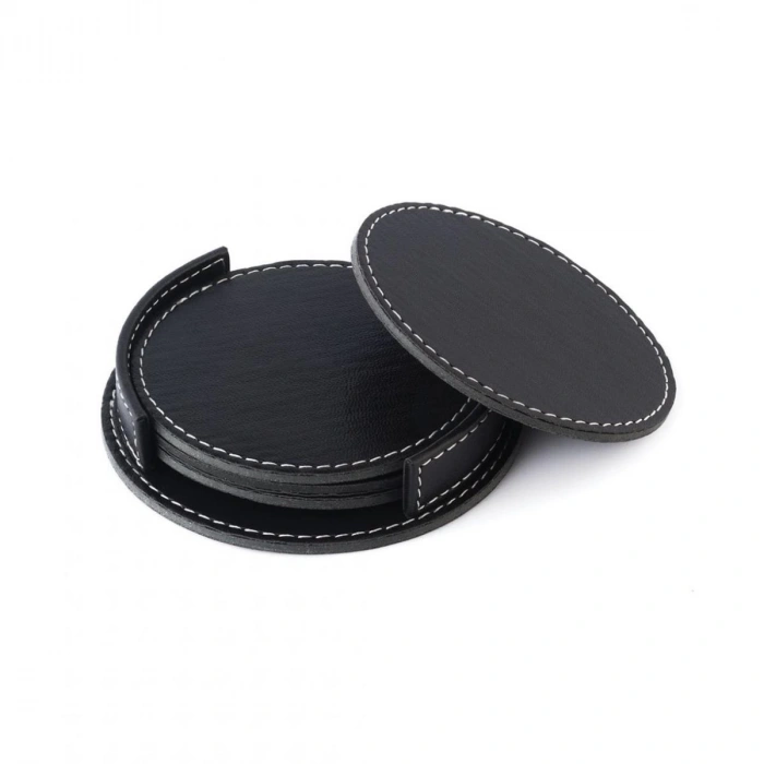 Baylar Bardak Altlığı Deri 4 lü