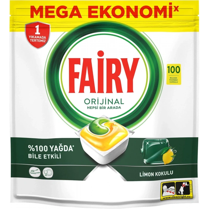 Fairy Bulaşık Tableti 100 lü