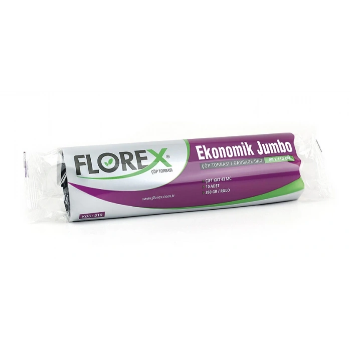 Florex Eko Jumbo Çöp Torbası 80*110 cm