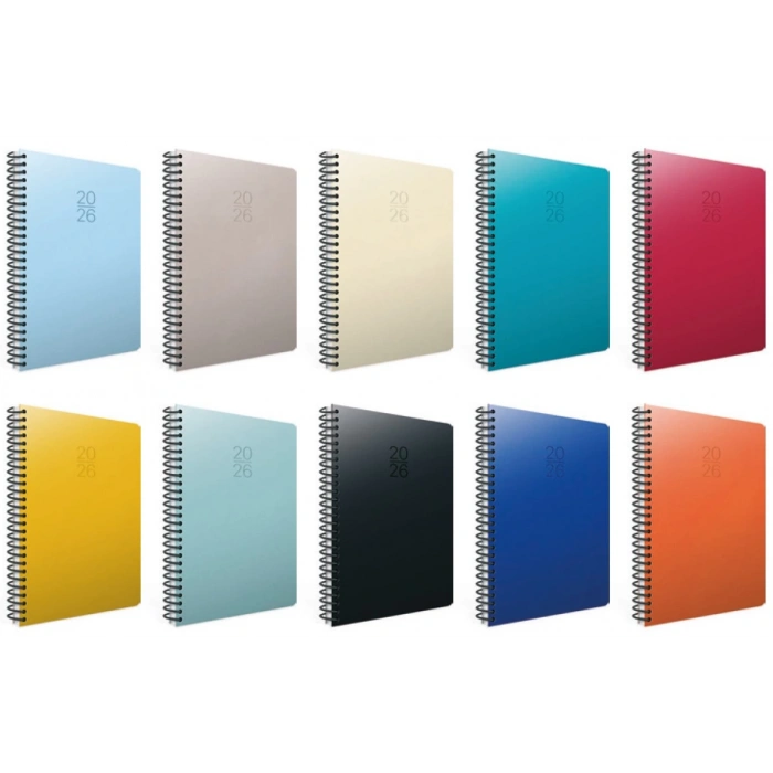 Gıpta Ajanda Spiralli  17*24 Günlük