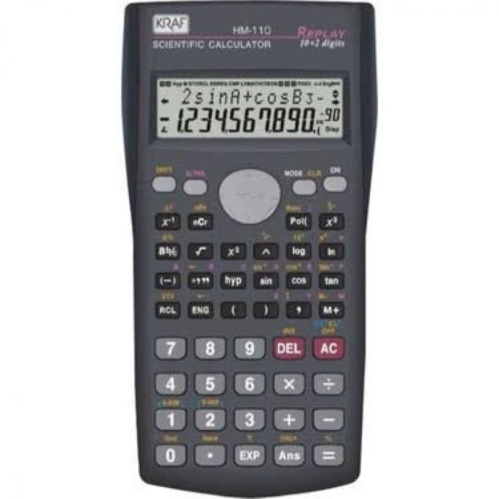 KRAF HESAP MAKİNESİ BİLİMSEL FONKSİYONLU HM-110