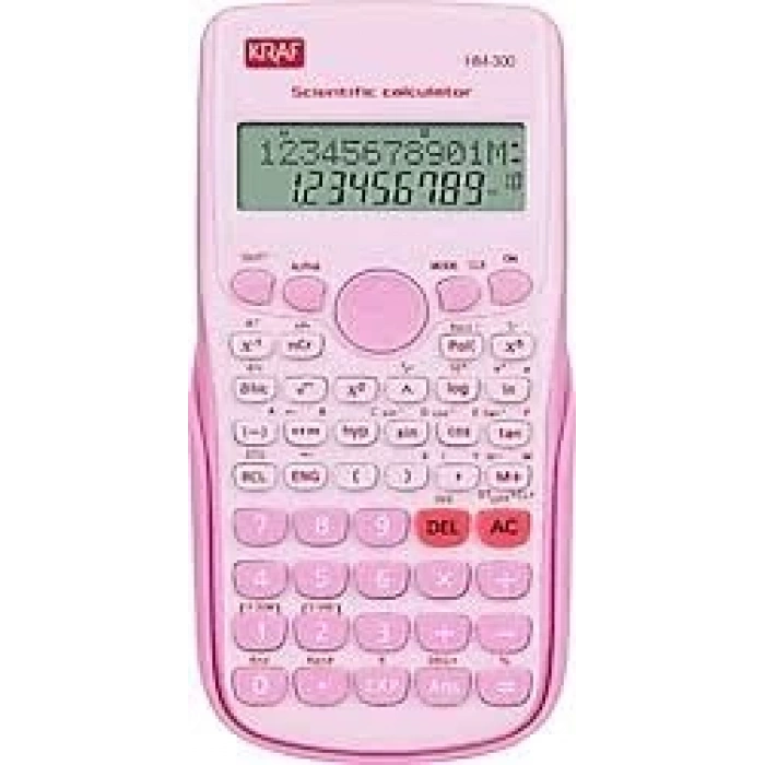 KRAF HESAP MAKİNESİ BİLİMSEL FONKSİYONLU HM-300 BL MAVİ