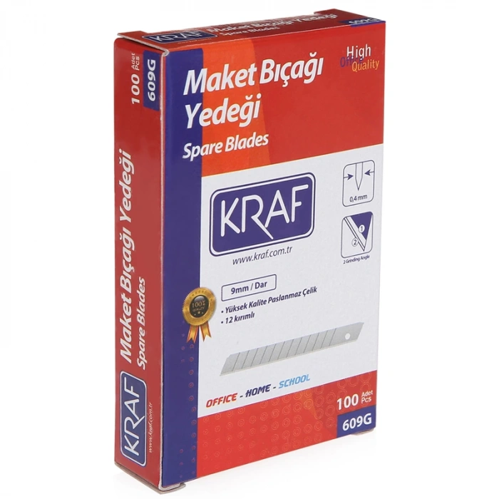 Kraf Maket Bıçağı Yedeği Dar  10 lu