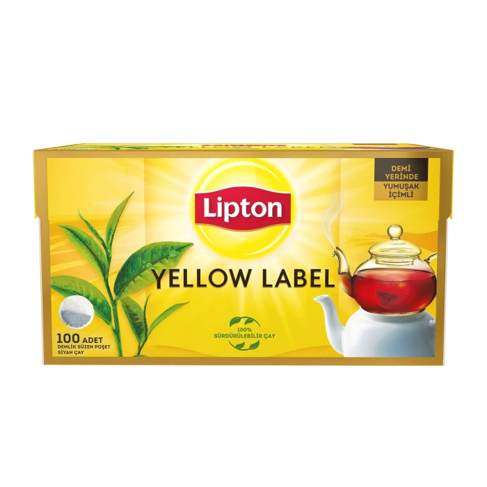 Lipton Yellow Label Demlik Poşet Çay - 100lü