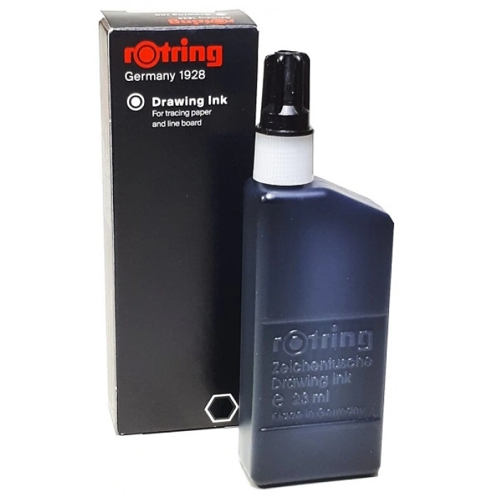 Rotring Rapido Mürekkebi 23 ml Siyah