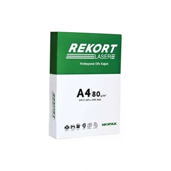 A4 REKORT FOTOKOPİ KAĞIDI 500 LÜ 80 GR