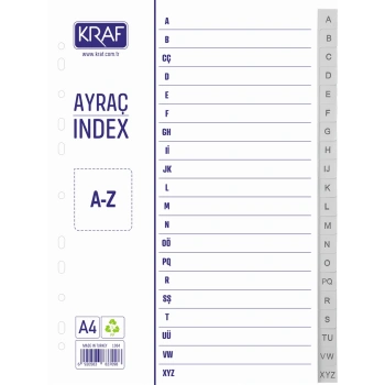Kraf Separatörler A-Z ye