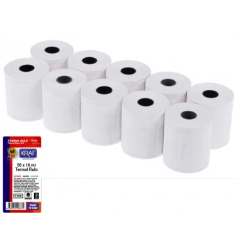 Kraf Termal Rulo 56mm*16m 10lu
