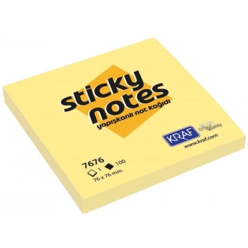 Kraf Yapışkanlı Not Kağıdı 76mm * 76mm