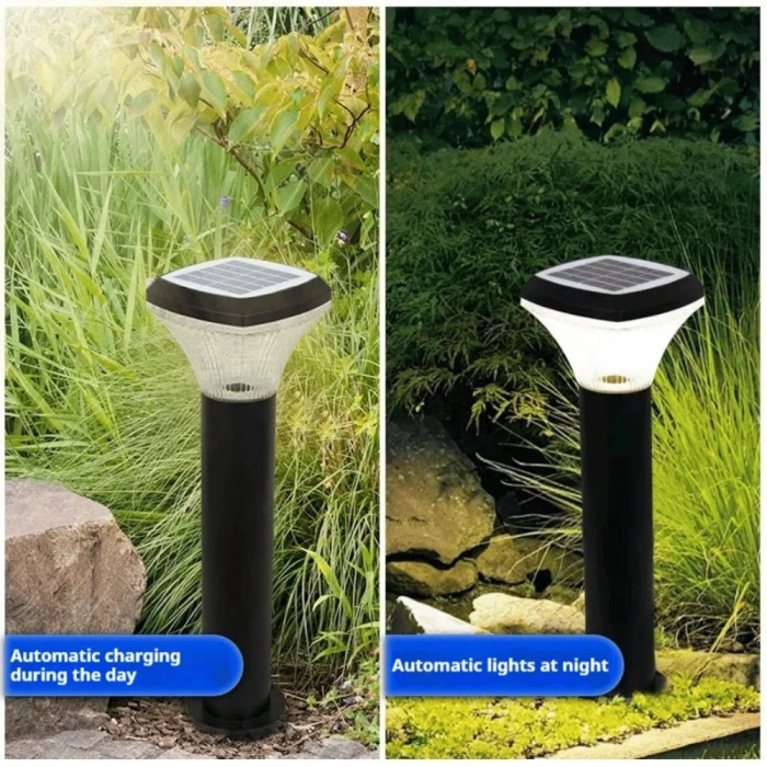 100W Solar Bahçe Armatürü ; Kumandalı ; 2000lm ; 6500K-4000K-3200K Seçmeli