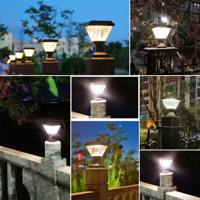 100W Solar Bahçe Armatürü ; Kumandalı ; 2000lm ; 6500K-4000K-3200K Seçmeli