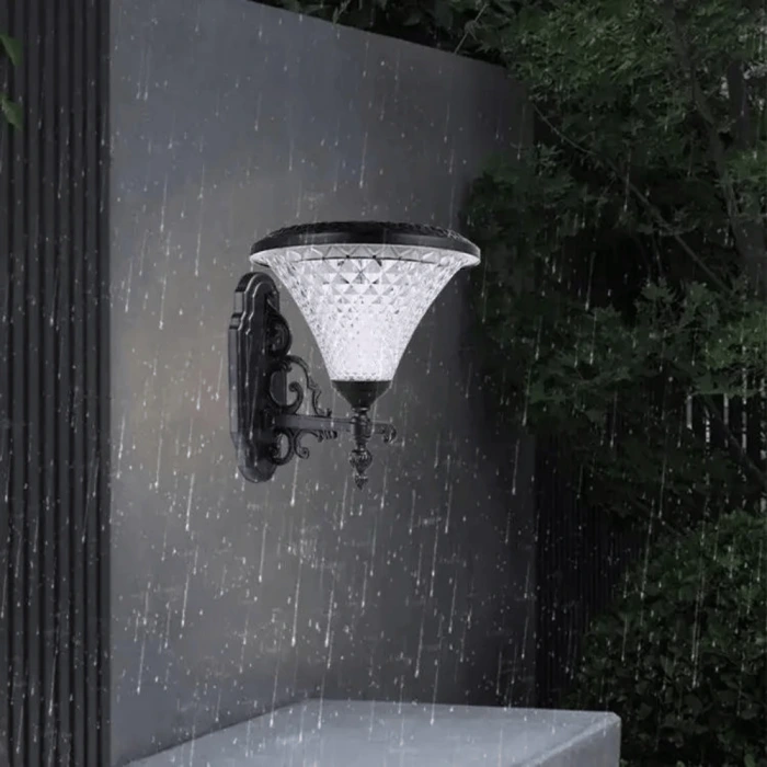 100W Solar Bahçe Armatürü ; Kumandalı ; 2400lm ; 6500K-4000K-3200K Seçmeli