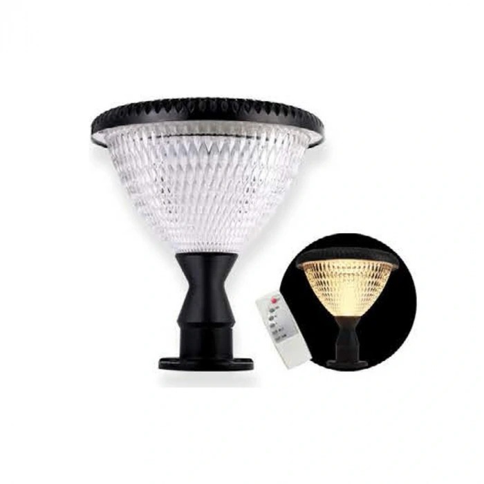100W Solar Bahçe Armatürü ; Kumandalı ; 2400lm ; 6500K-4000K-3200K Seçmeli