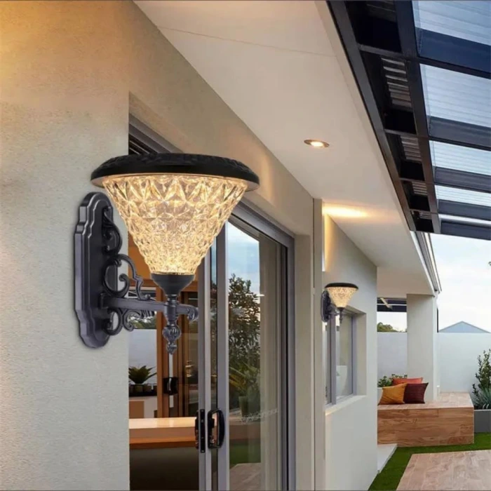 100W Solar Bahçe Armatürü ; Kumandalı ; 2400lm ; 6500K-4000K-3200K Seçmeli