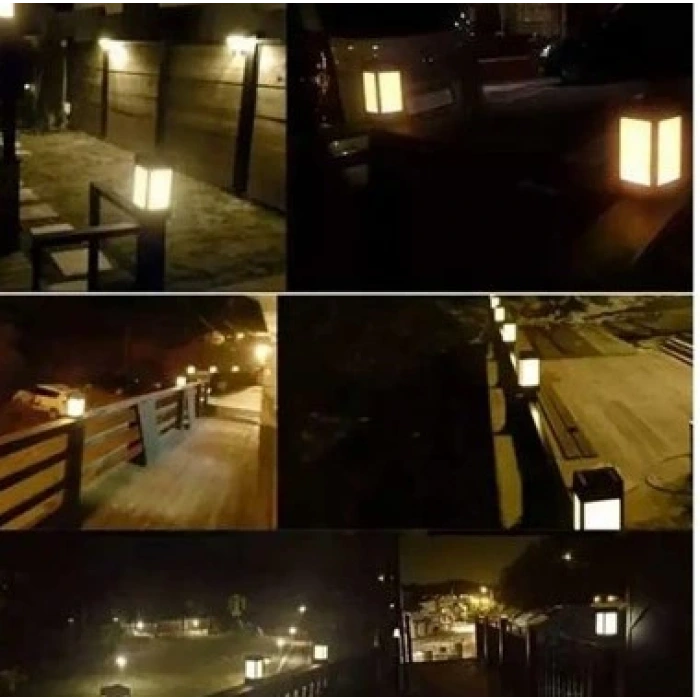 10W Solar Bahçe Armatürü ; 200lm ; 6500K-3200K