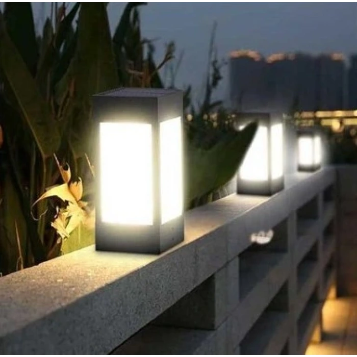 10W Solar Bahçe Armatürü ; 200lm ; 6500K-3200K