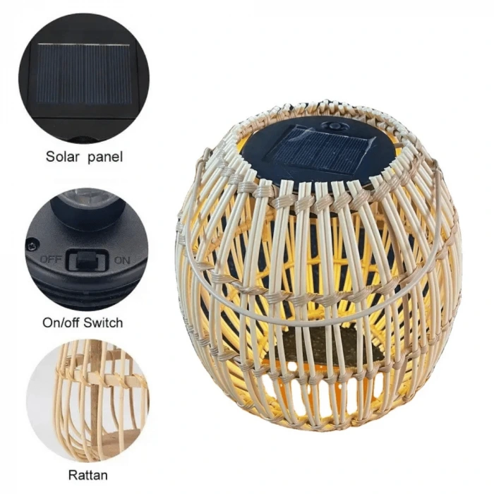 10W Solar Dekoratif Bahçe Armatürü ; 200lm ; 3200K