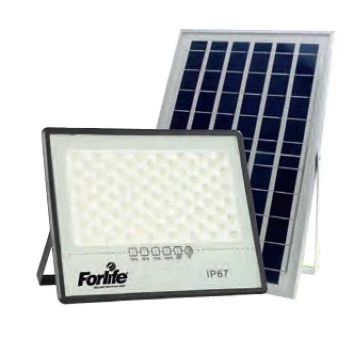 120W Solar Projektör ; Kumandalı ; 2400lm ; 6500K