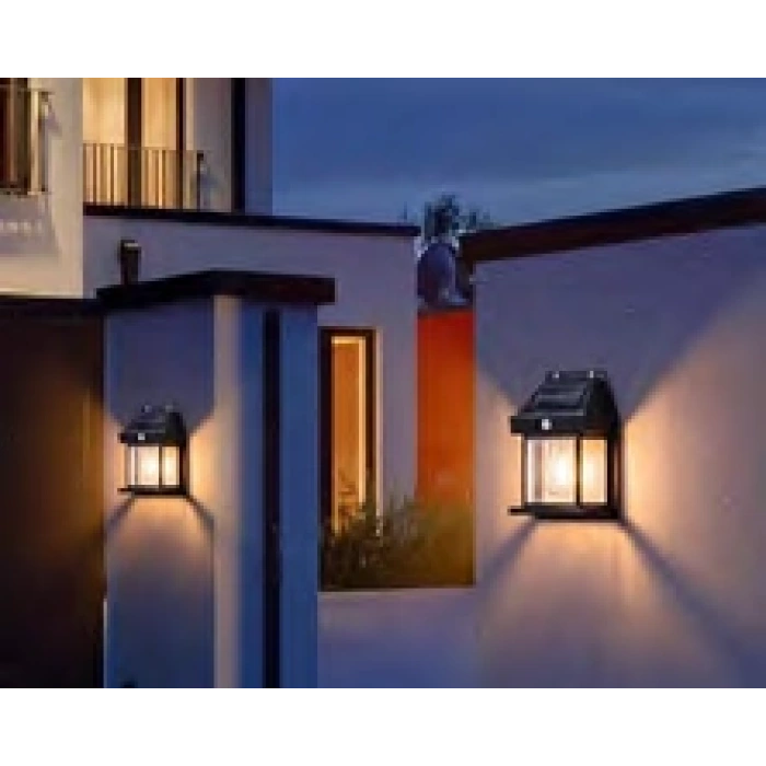 12W Solar Dekoratif Bahçe Armatürü ; Sensörlü ; 240lm ; 3200K