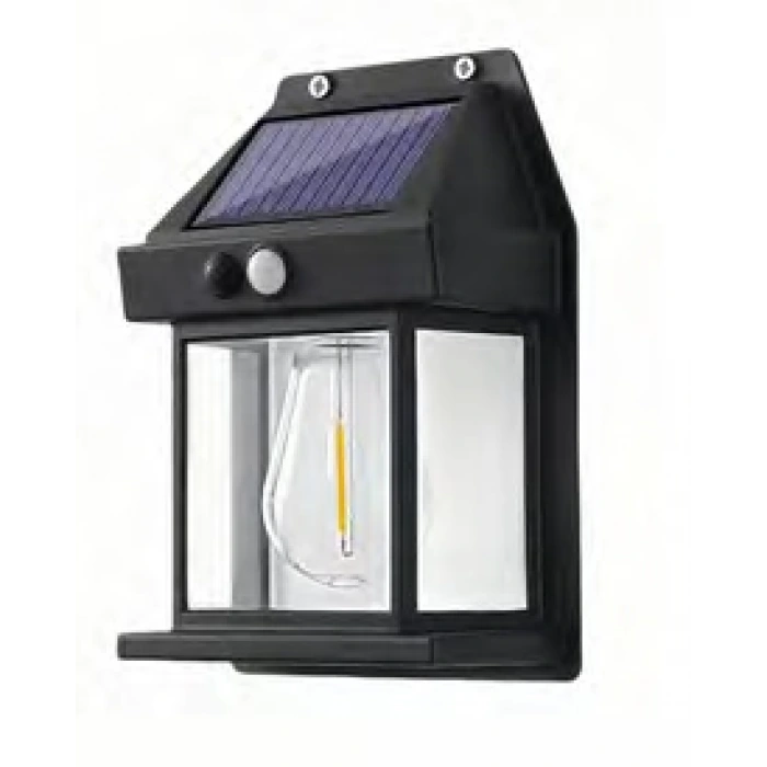 12W Solar Dekoratif Bahçe Armatürü ; Sensörlü ; 240lm ; 3200K