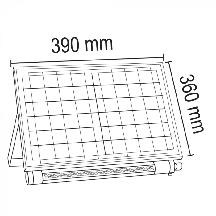 150W Solar Billboard Lambası ; Kumandalı ; 2400lm ; 6500K