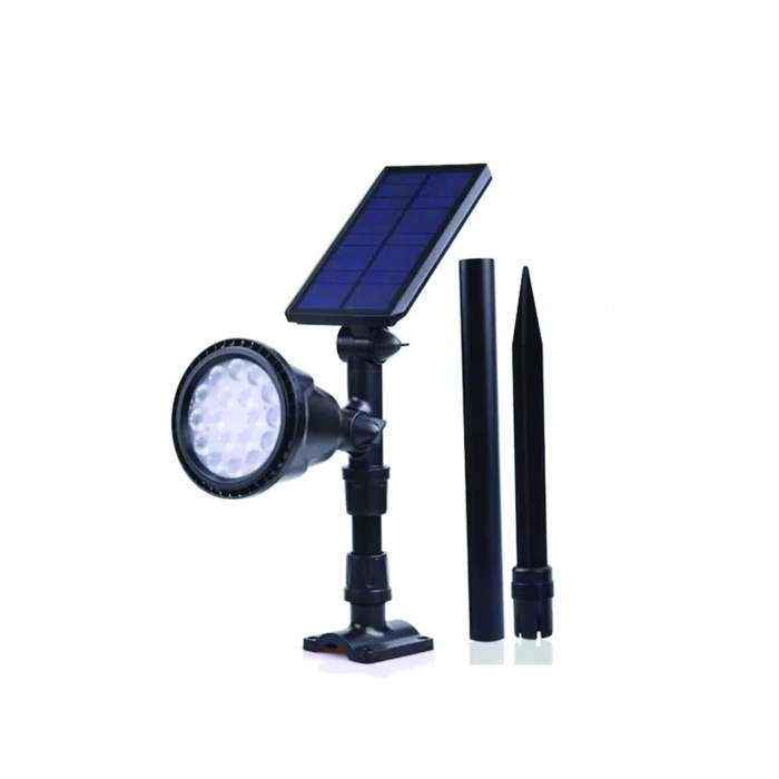 18W Solar Çim Armatürü ; 360lm-180lm ; RGB