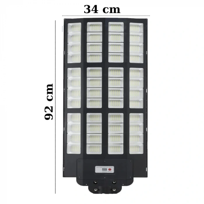 2000W Solar Sokak Armatürü ; Sensörlü Ve Kumandalı ; 32000lm ; 6500K