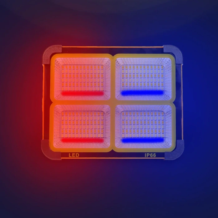 200W Solar Mobil Projektör ; 1200lm ; 6500K-3200K Seçmeli