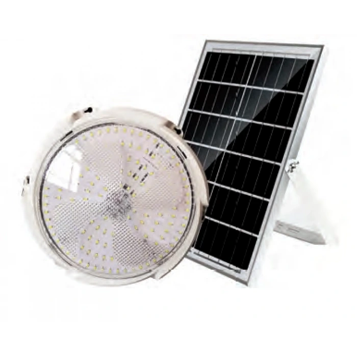 200W Solar Profesyonel Lamba ; Kumandalı ; 2400lm ; 6500K-4000K-3200K Seçmeli
