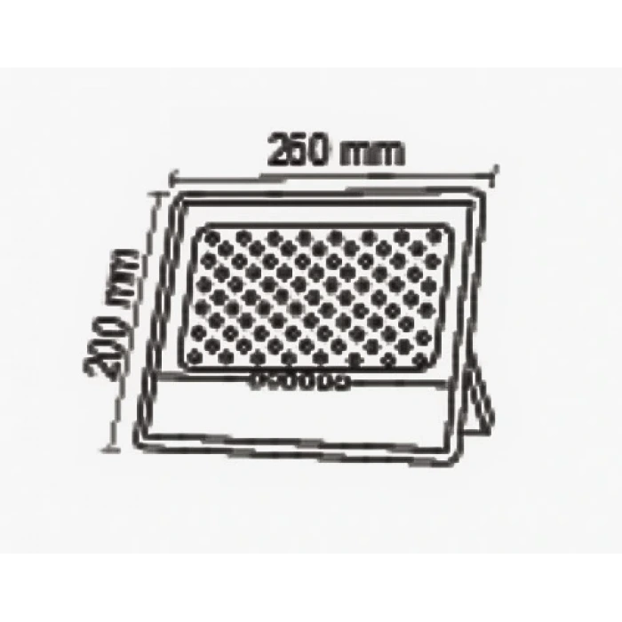 200W Solar Projektör ; Kumandalı ; 4000lm ; 6500K