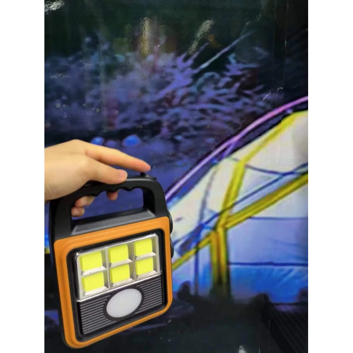 20W Şarj Edilebilir Solar Fener ; 320lm ; 6500K