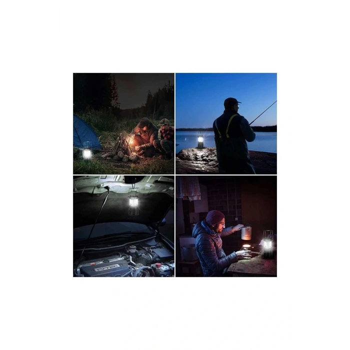 20W Şarj Edilebilir Solar Fener ; 320lm ; 6500K