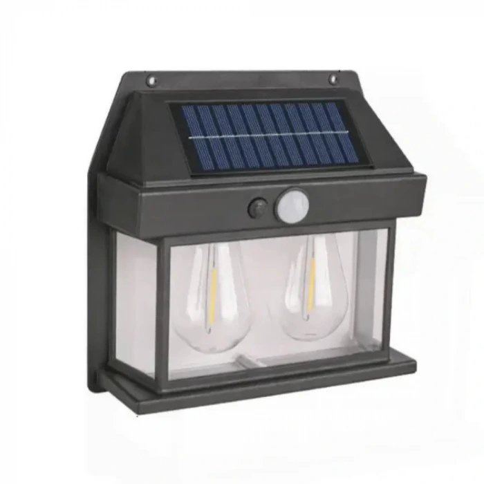 24W Solar Dekoratif Bahçe Armatürü ; Sensörlü ; 480lm ; 3200K