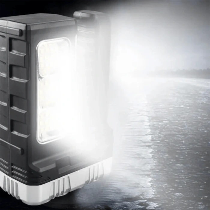 30W Şarj Edilebilir Solar Fener ; 480lm ; 6500K