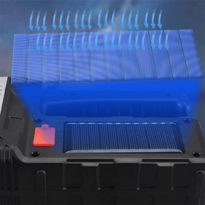 30W Şarj Edilebilir Solar Fener ; 480lm ; 6500K