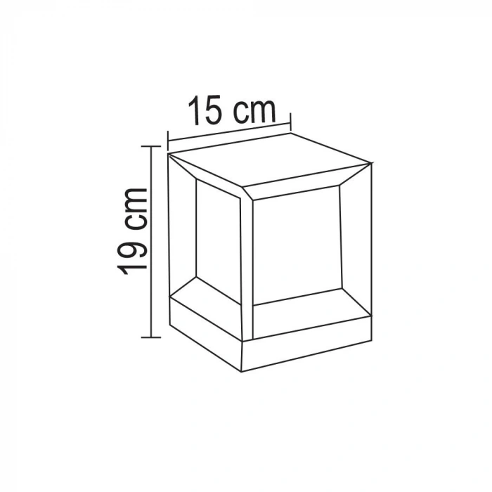 30W Solar Set Üstü Armatürü ; Kumandalı ; 600lm ; 6500K-4000K-3200K Seçmeli